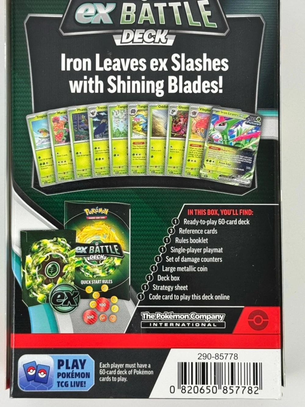 Pokémon ex Battle Deck Bundle Tapu Koko & Iron Leaves NEW Sealed TCG Set of 2